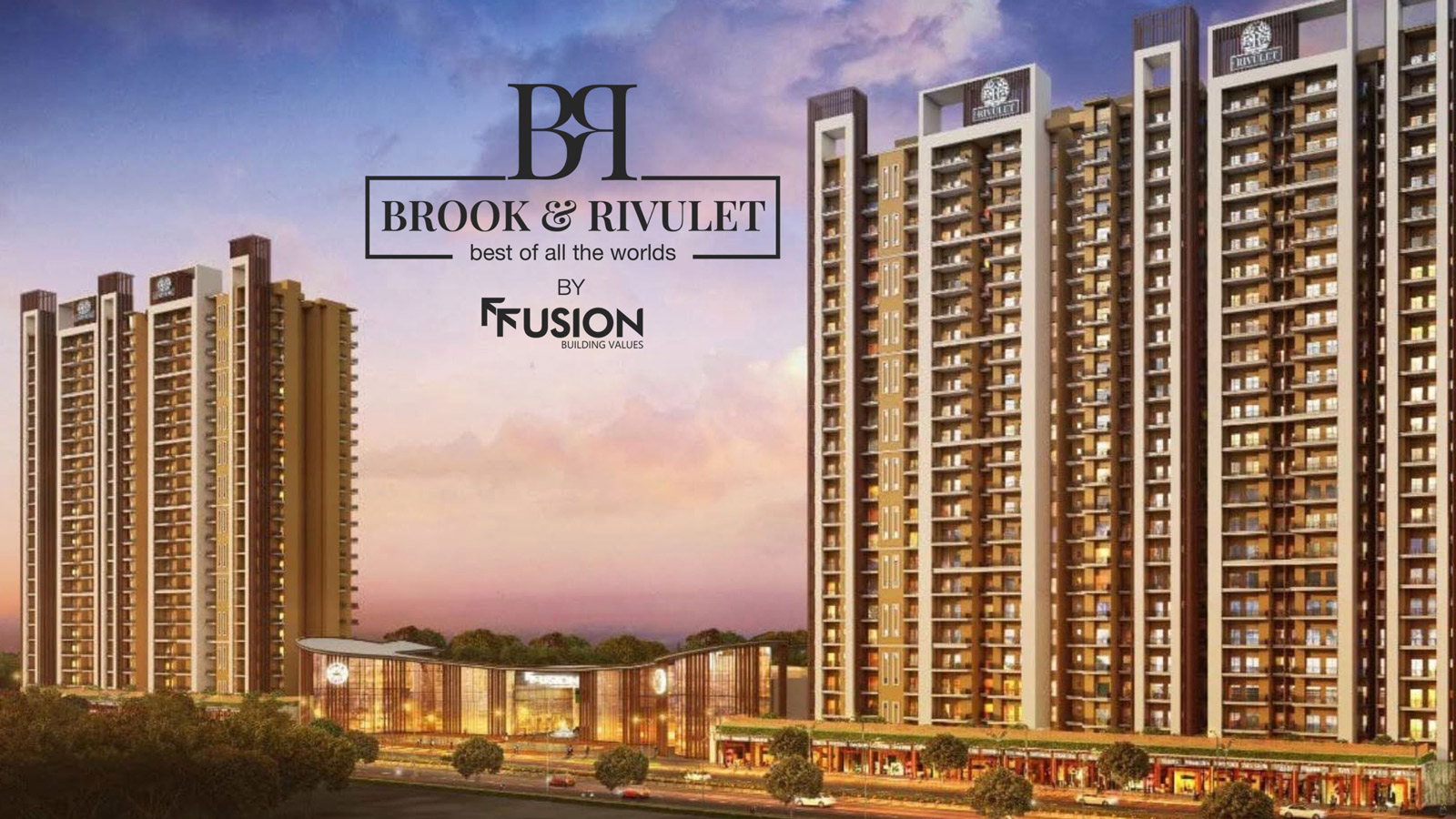 Fusion The Brook & Rivulet – 3 & 4 BHK Luxury Apartments, Greater Noida West